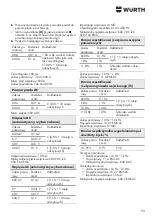 Предварительный просмотр 99 страницы Würth AM 600 AC/DC Original Operating Instructions