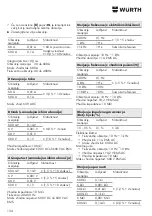 Предварительный просмотр 134 страницы Würth AM 600 AC/DC Original Operating Instructions