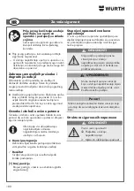 Предварительный просмотр 180 страницы Würth AM 600 AC/DC Original Operating Instructions