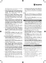 Предварительный просмотр 10 страницы Würth AS 12 Translation Of The Original Operating Instructions