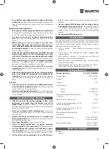 Предварительный просмотр 14 страницы Würth AS 12 Translation Of The Original Operating Instructions