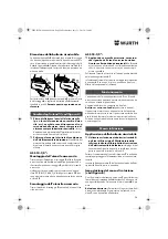 Preview for 24 page of Würth ASS 14-1/4" Translation Of The Original Operating Instructions