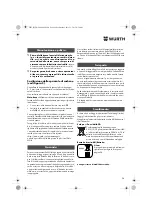 Preview for 26 page of Würth ASS 14-1/4" Translation Of The Original Operating Instructions