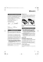 Preview for 30 page of Würth ASS 14-1/4" Translation Of The Original Operating Instructions