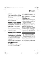 Preview for 31 page of Würth ASS 14-1/4" Translation Of The Original Operating Instructions