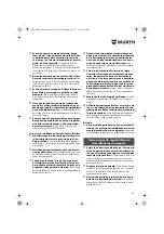 Preview for 35 page of Würth ASS 14-1/4" Translation Of The Original Operating Instructions