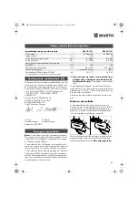 Preview for 44 page of Würth ASS 14-1/4" Translation Of The Original Operating Instructions