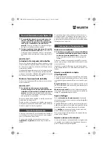 Preview for 45 page of Würth ASS 14-1/4" Translation Of The Original Operating Instructions