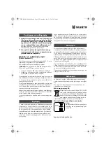 Preview for 85 page of Würth ASS 14-1/4" Translation Of The Original Operating Instructions