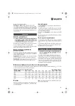 Preview for 90 page of Würth ASS 14-1/4" Translation Of The Original Operating Instructions