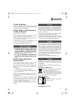 Preview for 91 page of Würth ASS 14-1/4" Translation Of The Original Operating Instructions