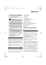 Preview for 94 page of Würth ASS 14-1/4" Translation Of The Original Operating Instructions