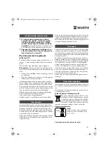 Preview for 98 page of Würth ASS 14-1/4" Translation Of The Original Operating Instructions