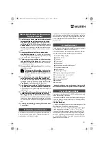 Preview for 101 page of Würth ASS 14-1/4" Translation Of The Original Operating Instructions