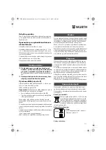 Preview for 111 page of Würth ASS 14-1/4" Translation Of The Original Operating Instructions