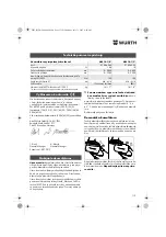 Preview for 115 page of Würth ASS 14-1/4" Translation Of The Original Operating Instructions