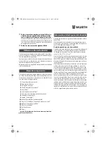 Preview for 121 page of Würth ASS 14-1/4" Translation Of The Original Operating Instructions