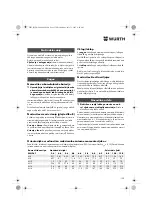 Preview for 130 page of Würth ASS 14-1/4" Translation Of The Original Operating Instructions