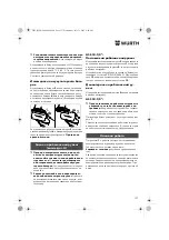 Preview for 137 page of Würth ASS 14-1/4" Translation Of The Original Operating Instructions