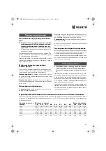 Preview for 138 page of Würth ASS 14-1/4" Translation Of The Original Operating Instructions