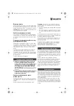 Preview for 139 page of Würth ASS 14-1/4" Translation Of The Original Operating Instructions