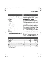 Preview for 143 page of Würth ASS 14-1/4" Translation Of The Original Operating Instructions