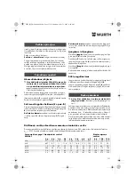 Preview for 151 page of Würth ASS 14-1/4" Translation Of The Original Operating Instructions