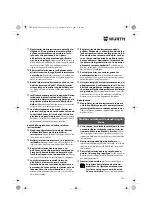 Preview for 155 page of Würth ASS 14-1/4" Translation Of The Original Operating Instructions