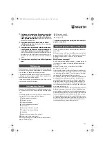 Preview for 156 page of Würth ASS 14-1/4" Translation Of The Original Operating Instructions