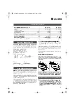 Preview for 157 page of Würth ASS 14-1/4" Translation Of The Original Operating Instructions