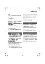 Preview for 174 page of Würth ASS 14-1/4" Translation Of The Original Operating Instructions