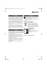 Предварительный просмотр 28 страницы Würth ASS 18-A EC Combi Translation Of The Original Operating Instructions