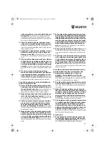 Предварительный просмотр 127 страницы Würth ASS 18-A EC Combi Translation Of The Original Operating Instructions