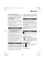 Предварительный просмотр 140 страницы Würth ASS 18-A EC Combi Translation Of The Original Operating Instructions