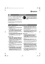 Предварительный просмотр 141 страницы Würth ASS 18-A EC Combi Translation Of The Original Operating Instructions