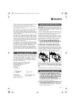 Предварительный просмотр 144 страницы Würth ASS 18-A EC Combi Translation Of The Original Operating Instructions