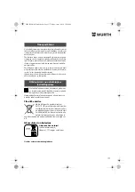 Предварительный просмотр 177 страницы Würth ASS 18-A EC Combi Translation Of The Original Operating Instructions