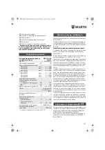 Предварительный просмотр 181 страницы Würth ASS 18-A EC Combi Translation Of The Original Operating Instructions