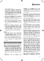 Предварительный просмотр 28 страницы Würth AWS 18-115 P COMPACT Translation Of The Original Operating Instructions