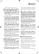 Предварительный просмотр 30 страницы Würth AWS 18-115 P COMPACT Translation Of The Original Operating Instructions