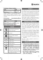 Предварительный просмотр 43 страницы Würth AWS 18-115 P COMPACT Translation Of The Original Operating Instructions