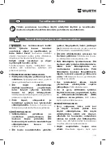 Предварительный просмотр 110 страницы Würth AWS 18-115 P COMPACT Translation Of The Original Operating Instructions