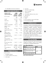 Предварительный просмотр 147 страницы Würth AWS 18-115 P COMPACT Translation Of The Original Operating Instructions