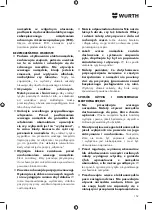 Предварительный просмотр 152 страницы Würth AWS 18-115 P COMPACT Translation Of The Original Operating Instructions