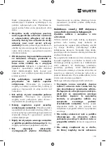 Предварительный просмотр 155 страницы Würth AWS 18-115 P COMPACT Translation Of The Original Operating Instructions