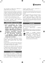 Предварительный просмотр 160 страницы Würth AWS 18-115 P COMPACT Translation Of The Original Operating Instructions