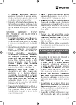 Предварительный просмотр 175 страницы Würth AWS 18-115 P COMPACT Translation Of The Original Operating Instructions