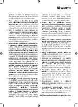 Предварительный просмотр 176 страницы Würth AWS 18-115 P COMPACT Translation Of The Original Operating Instructions