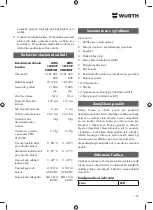 Предварительный просмотр 179 страницы Würth AWS 18-115 P COMPACT Translation Of The Original Operating Instructions