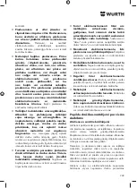 Предварительный просмотр 248 страницы Würth AWS 18-115 P COMPACT Translation Of The Original Operating Instructions